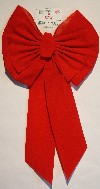 7366 - Red Velvet Deluxe Bow
