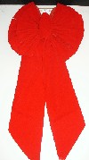 7367 - Red Velvet Deluxe Bow