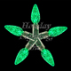 50 LED C6 Green