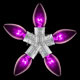 HLI906- Purple C9 Transparent 25