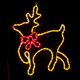LED GM-022 Reindeer w/ Bow