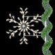 PMSFD36S Silhouette Deluxe Forked Snowflake