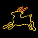 LED SM-007 Leaping Reindeer